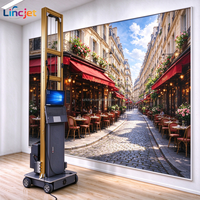 Équipement d'impression murale LINCJET LC-A2, machine d'impression murale à jet d'encre UV pour murales commerciales, équipement d'impression murale UV, OEM