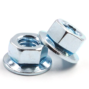 Écrous à bride hexagonaux en acier au carbone poli M6 M8 M10 M12 <span class=keywords><strong>avec</strong></span> <span class=keywords><strong>rondelle</strong></span> à bride rotative pour applications minières - Vente en gros - Product Image 3