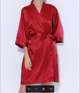 FUNG 3019 2024 yeni tasarım gecelik pijama özelleştirilmiş pijama gece takım elbise ipek benzeri saten lüks kadın pijama - Product Image 6