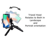 Kit d'éclairage vidéo LED rechargeable et pliable, température de couleur 5000K-6500K, pour diffusion en direct, vlogging, selfies, avec trépied mobile