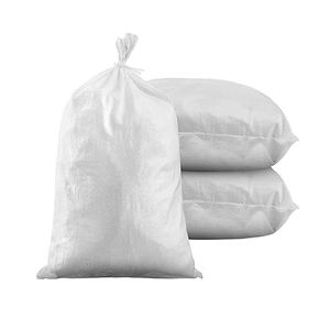 Sacs de sable en polypropylène tissé PP résistant aux inondations, sacs tissés CPP vides pour la construction de barricades d'urgence - Product Image 1