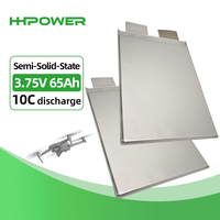Твердотельный аккумулятор HHPOWER 3.75В 65Ач, 272Втч/кг, высокая энергоемкость, высокий разряд 10C, 65000мАч, ячейка-пакет для дронов, БПЛА, VTOL