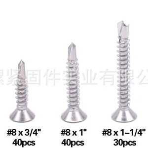 304 Stainless Steel Phillips Head Self Tapping Screws Metric Right Hand Grade 8 Sink Head For Metal Fasteners - Product Image 3