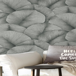 3D hiện đại phong cách Bắc Âu Nhật Bản phòng khách sofa nền nghệ thuật hình nền đồng bằng màu vỏ và dính hình nền 7D - Product Image 2