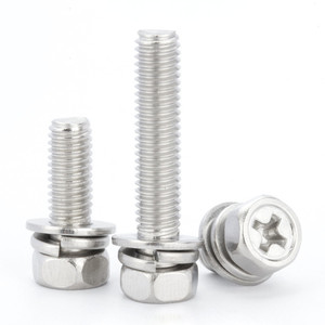 Tornillos de Cabeza Hexagonal y Pernos Combinados de Acero Inoxidable 304 de Alta Calidad, M3-M10, Varios Tamaños, Grado A2-70 - Product Image 3