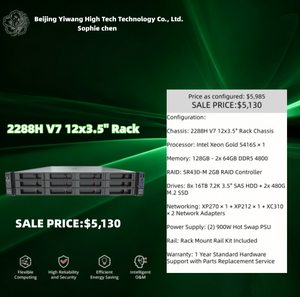 Servidor Fusion 2288h V5 Original y Nuevo, Computadora Fusion de Respuesta Rápida con Buen Precio, Procesador Xeon Gold 1. Single High-p - Product Image 3