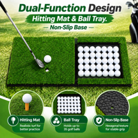 Tapis de frappe de golf pliable en EVA 37,5 x 53,5 cm pour séances d'entraînement en intérieur – Vente en gros par cartons pour agents