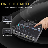 STABCL-Amplificador de auriculares estéreo PRO, monitor de estudio, 4 canales