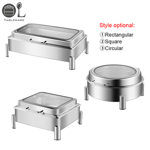 Equipo de Catering Rectangular de Alta Calidad y Gran Capacidad, Calentador de Alimentos Comercial, Plato <span class=keywords><strong>para</strong></span> Buffet - Product Image 5
