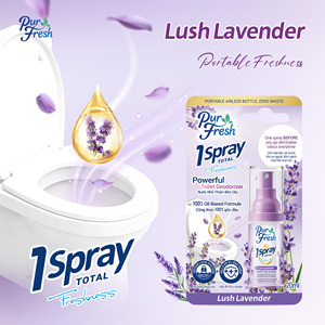 Eliminador de Olores de Lavanda de Larga Duración, 20 ml, Ecológico, No Tóxico, Desodorante para el Hogar y Baño, Perfume en Aerosol - Product Image 1