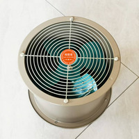 Ventilador Industrial de Tambor SF3-2 ≥ 3500m³/h 370W de Bajo Ruido para Granjas Avícolas y Gallineros, Ventilador de Flujo Axial con Cable de Cobre Puro