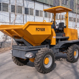 EPA Euro 5 Zertifizierter Beton-Minidumper 6 Tonnen 4WD Niedrigprofil-Design Baustelle <span class=keywords><strong>12</strong></span> Monate Kundendienst - Product Image 1