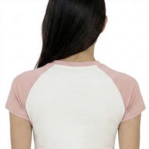 High Quality Women T-<b>Shirts</b> 100% Cotton Soft Breathable Comfortable Casual Tee OEM ODM Design Custom Logo Wholesale - Product Image 4