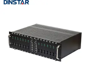 Saluran 112 Mendukung 96 Port Fxs Voip Gateway untuk Instalasi Bangunan ISP