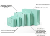 Sac à main en papier artisanal de luxe avec revêtement aqueux, sac cadeau recyclable en papier offset