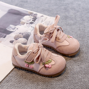 Детские спортивные туфли 2025 года, весенняя новинка, в стиле Форреста Гампа, для девочек, на мягкой подошве, повседневные, легкие, на липучках - Product Image 6