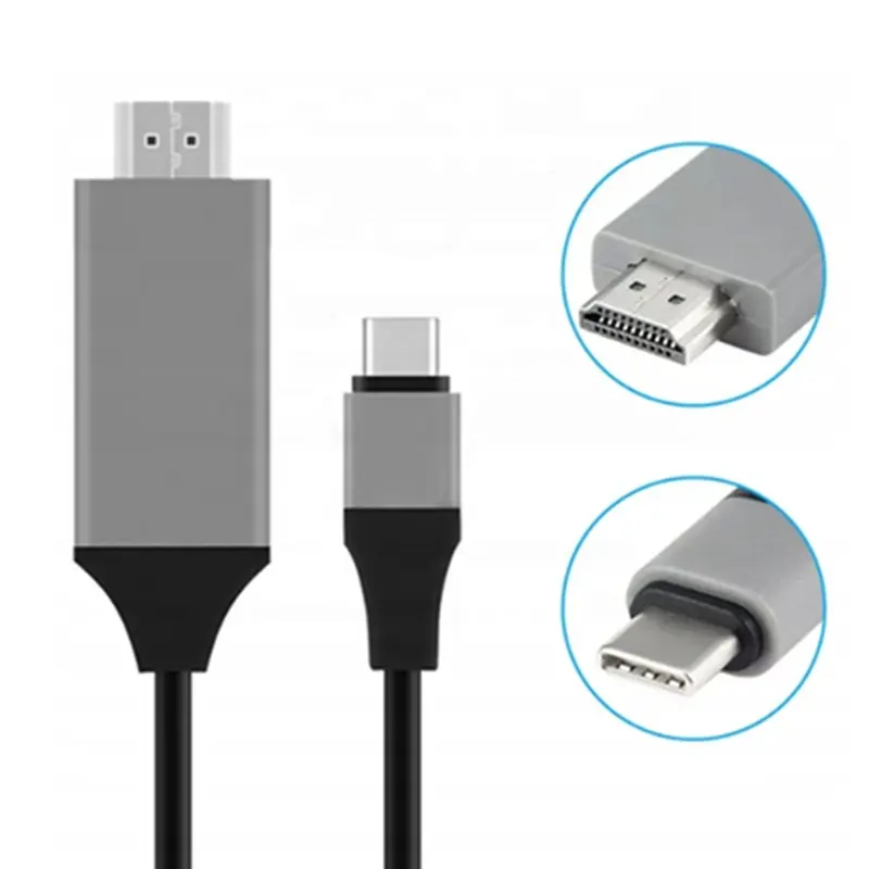 4K USB Type CにHDMI Video AV Adapter CableためMacbook ProとHuawei P20とMatebookとSamsung S9 S10とNote 8とより