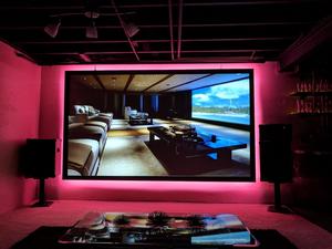 Màn hình chiếu trắng trong suốt 80-220 inch, màn hình khung âm thanh cố định 4K/8K siêu HD cho rạp hát tại nhà - Product Image 6