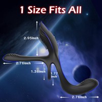 Anneau pénien vibrant sans fil pour homme, stimulateur de masturbation, vibromasseur pour couple, anneau de pénis, massage de la prostate, retard de l'éjaculation