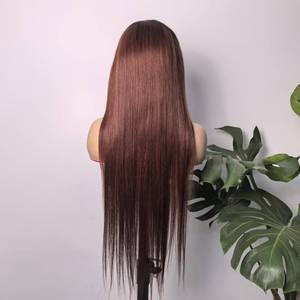 Peluca de Encaje HD 250% 13x6 Lisa Sin Pegamento Pre-arrancada de Cabello Humano Virgen Vietnamita Natural con Reflejos <span class=keywords><strong>613</strong></span> - Product Image 1