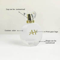Bouteille de parfum de conception personnalisée de nouveau style 30ml 50ml Logo d'étiquette personnalisable Bouteilles en verre de forme unique