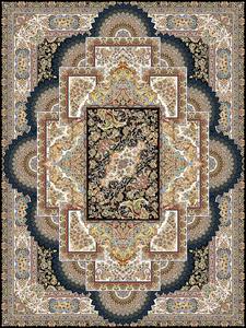 Alfombra de seda hecha a mano Superior de alta densidad, diseño tradicional intrincado, textura suave y suave, duradera y lujosa para el hogar - Product Image 4