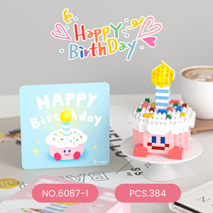Trẻ Em Mới Sinh Nhật Ủng Hộ Bên Con Số Nhỏ Bánh Khối Xây Dựng Bộ Nhựa Micro Nano Gạch Bộ Dụng Cụ Hộp Mô Hình Đồ Chơi Bộ - Product Image 5