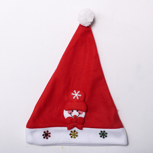 Nouveau chapeau de noël rouge tricoté par le fournisseur de décoration de noël - Product Image 5