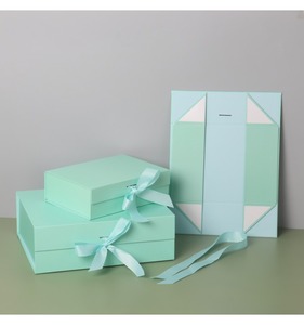 Cardboard paper hard packaging luxury folding <b>magnetic</b> gift <b>box</b>, customizable according to needs - Product Image 1
