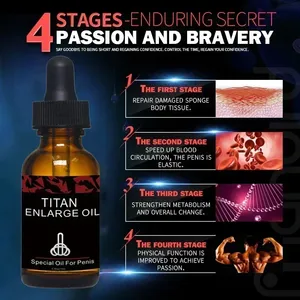 Aceite de Masaje para Engrosamiento y Alargamiento del Pene para Hombres con Mejora de la Erección Sin Efectos Secundarios - Marca k0123 - Product Image 2