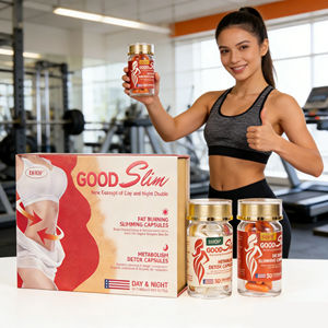 OEM減量サプリメント、スリム化腸内洗浄デトックス、スリムピル、肝臓デトックスカプセル（男性＆女性用）、脂肪燃焼 - Product Image 1