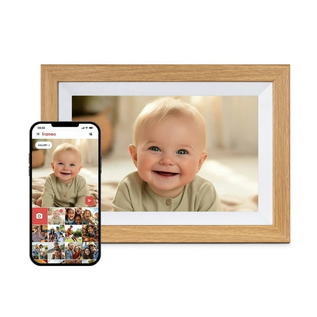 Digital Picture Frame: WiFi Enabled with Load From Phone Capability, Touch Screen Digital Photo Frame Display - 10.1 Inch