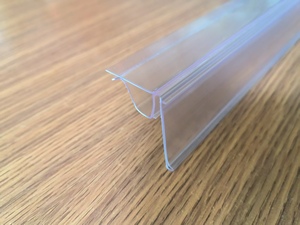 Porte-étiquettes et bande de données en PVC pour magasins de détail, pour étagères, flexibles, transparents, faciles à insérer et à remplacer - Product Image 2