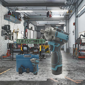 <span class=keywords><strong>Clé</strong></span> à chocs électrique sans balais <span class=keywords><strong>280</strong></span> N.m, 1/2 pouce, batterie lithium-ion, outil de réparation automobile, pour batterie 18 V, 2 batteries incluses - Product Image 3