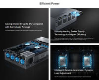 Serveur Fusion 5298V7 5288V7 5885H V7 4U en rack, tout neuf, prend en charge 2 processeurs Intel de 4e génération pour le stockage de gros volumes de données