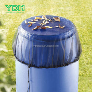 Cubierta de malla para barril de <span class=keywords><strong>lluvia</strong></span>, cubierta de red de barril de recolección de <span class=keywords><strong>agua</strong></span> de <span class=keywords><strong>lluvia</strong></span> cubierta de pantalla de cubo de <span class=keywords><strong>lluvia</strong></span>, previene Mosquitos - Product Image 6