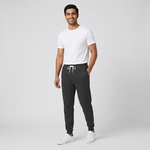 Baggy <b>Joggers</b> Sweatpants Dark Grey Custom Private Label Sweatpants <b>for</b> Ultimate Comfort Streetwear <b>Slim</b> <b>Fit</b> Jogging Trousers - Product Image 1