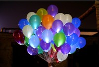 Globos LED Transparentes Bobo en Oferta, Globos de Helio con Luces LED Intermitentes para Navidad