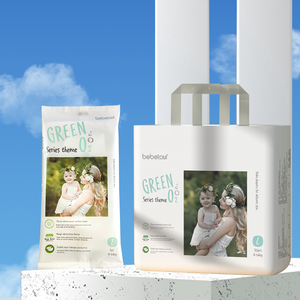 BEABA Pañal de bebé desechable de algodón orgánico OEM/ODM Couche <span class=keywords><strong>Bebe</strong></span> Fralda Popok Bayi Paquete de prueba Productos para bebés ecológicos - Product Image 4