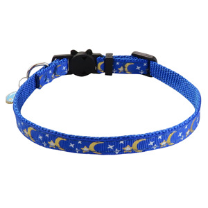 Venta caliente Collar para mascotas Collar de cinta Estrella Luna Cachorro Perros Gatos Collares con colgante - Product Image 2