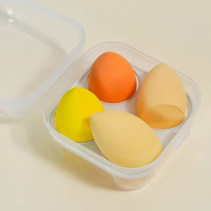 Lot de 4 éponges de maquillage <span class=keywords><strong>Meixu</strong></span> sans latex, 4x6cm, réutilisables et lavables pour le fond de teint - Product Image 5