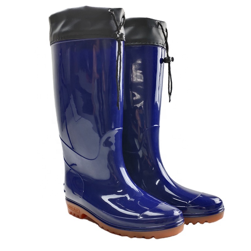 Промышленность материал устойчив к кислотным и водонепроницаемый 100% пвх для рыбалки мужские ботинки