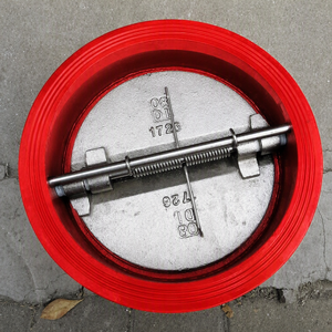 Válvula de Retención de Disco Doble de Una Vía DN50-600 con Certificación CE, Estándar BS <span class=keywords><strong>EN</strong></span> ASME DIN, Material DI <span class=keywords><strong>CI</strong></span> SS304, Asiento de EPDM - Product Image 1