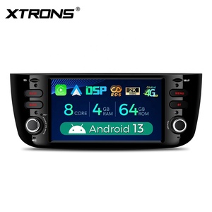 Xtrons 6.2 "Android 13 đài phát thanh xe cho Fiat Punto Linea Android <span class=keywords><strong>Auto</strong></span> Carplay 4 gam LTE 2K video Car Player 1 DIN Navigation GPS - Product Image 3