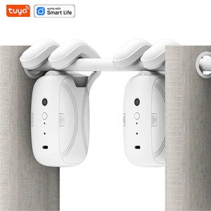 Interruptor de cortinas de pista de riel romano automático con WiFi Tuya, <span class=keywords><strong>Bluetooth</strong></span>, Robot, Control remoto, Alexa, Google, hogar, Metal electrónico - Product Image 1