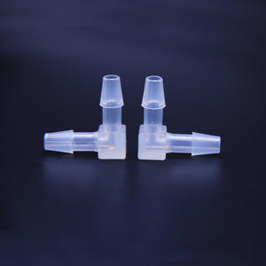 ZDVseal PA66 saydam beyaz sağ açı 2 yönlü değişken çap dirsek boru bağlantı parçaları düşük basınç ile pürüzsüz yüzey - Product Image 2