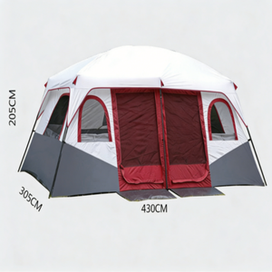 Casa <span class=keywords><strong>da</strong></span> Spiaggia Pop-up Oversize con Camera <span class=keywords><strong>da</strong></span> Letto e Ampia <span class=keywords><strong>Veranda</strong></span> <span class=keywords><strong>per</strong></span> Vivere all'Aperto e Intrattenersi - Product Image 5