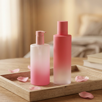 Flacon pompe en plastique recyclable PCR pour lotion cosmétique écologique et rechargeable, emballage cosmétique pour lotion, soin de la peau, sérum