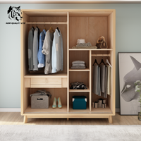 Armoire de rangement sur mesure à bas prix, en stock, prête à être expédiée, nouveau design, meubles de maison, armoire coulissante en bois, usine de meubles.