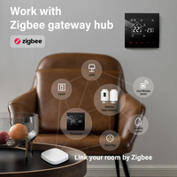 Thermostat numérique Zigbee tactile TDR89 avec protection anti-gel, fonction de mémoire en cas de coupure de courant, durable pour le contrôle du chauffage de l'eau